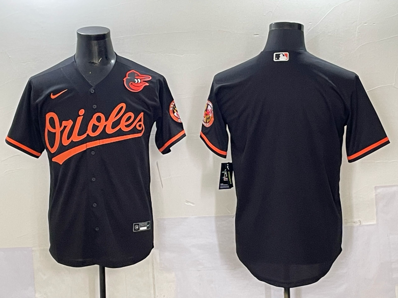 Men 2025 Baltimore Orioles Blank black Nike MLB Jersey style 033->baltimore orioles->MLB Jersey